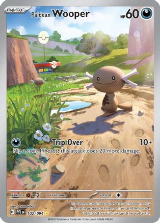 Paldean Wooper (102) [ME02: Phantasmal Flames] Holofoil