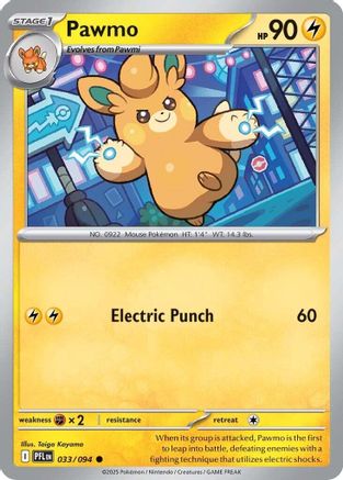 Pawmo (33) [ME02: Phantasmal Flames]