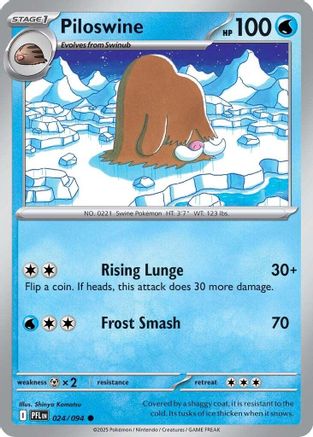 Piloswine (24) [ME02: Phantasmal Flames] Reverse Holofoil