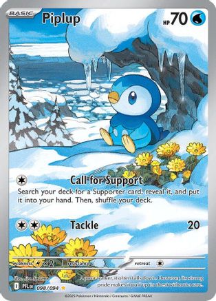 Piplup - 098/094 (98) [ME02: Phantasmal Flames] Holofoil