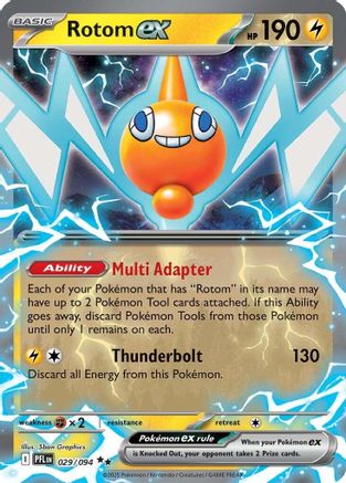 Rotom ex - 029/094 (29) [ME02: Phantasmal Flames] Holofoil