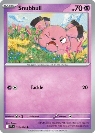 Snubbull (37) [ME02: Phantasmal Flames] Reverse Holofoil