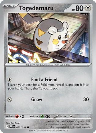 Togedemaru - 073/094 (73) [ME02: Phantasmal Flames] Reverse Holofoil