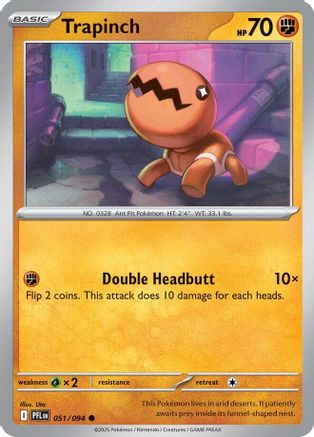 Trapinch (51) [ME02: Phantasmal Flames] Reverse Holofoil
