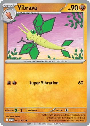 Vibrava (52) [ME02: Phantasmal Flames] Reverse Holofoil
