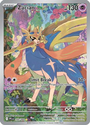 Zacian - 100/094 (100) [ME02: Phantasmal Flames] Holofoil