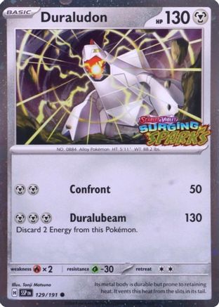 Duraludon (Surging Sparks) (129) [Miscellaneous Cards & Products] Holofoil