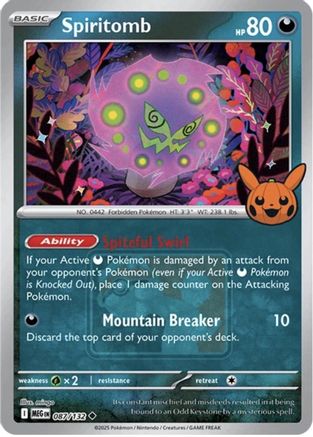 Spiritomb (Trick or Trade Stamped) (87) [League & Championship Cards] Holofoil