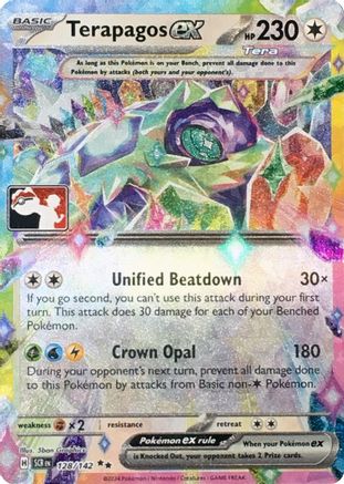 Terapagos ex - 128/142 (Series 7) (128) [Prize Pack Series Cards] Holofoil