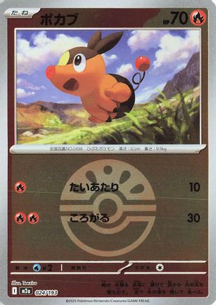 Tepig (Friend Ball Pattern) (024/193) [M2a: High Class Pack: MEGA Dream ex] Holofoil