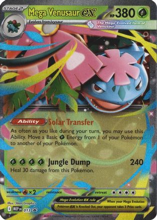 Mega Venusaur ex - 013 (13) [ME: Mega Evolution Promo] Holofoil