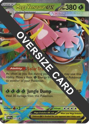 Mega Venusaur ex - 013 (13) [Jumbo Cards] Holofoil