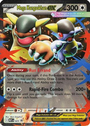 Mega Kangaskhan ex - 025 (25) [ME: Mega Evolution Promo] Holofoil