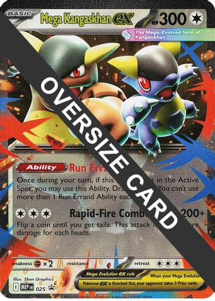 Mega Kangaskhan ex - 025 (25) [Jumbo Cards] Holofoil
