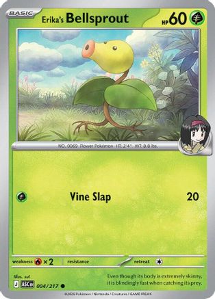 Erika's Bellsprout (4) [ME: Ascended Heroes] Reverse Holofoil