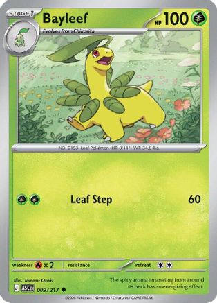 Bayleef (9) [ME: Ascended Heroes] Reverse Holofoil