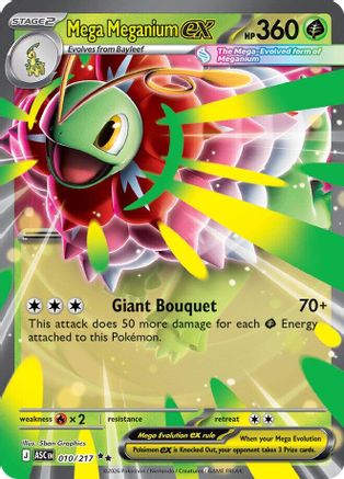 Mega Meganium ex - 010/217 (10) [ME: Ascended Heroes] Holofoil