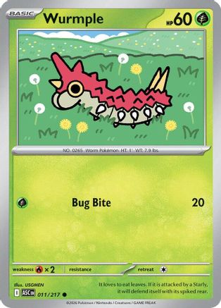 Wurmple (11) [ME: Ascended Heroes] Reverse Holofoil