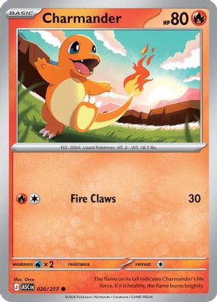 Charmander (20) [ME: Ascended Heroes] Reverse Holofoil