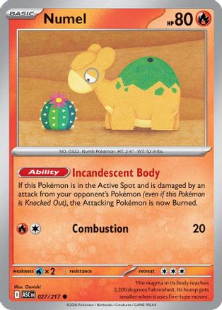 Numel - 027/217 (27) [ME: Ascended Heroes]