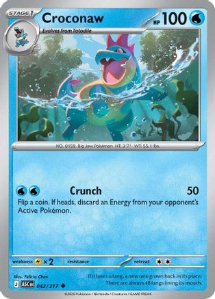 Croconaw (42) [ME: Ascended Heroes]