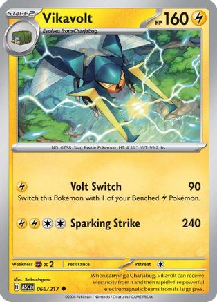 Vikavolt - 066/217 (66) [ME: Ascended Heroes] Reverse Holofoil
