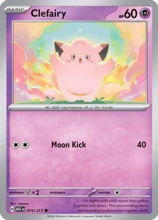 Clefairy (74) [ME: Ascended Heroes] Reverse Holofoil