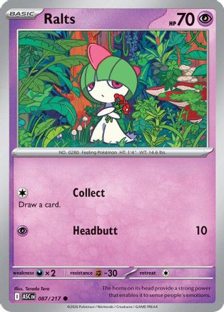 Ralts (87) [ME: Ascended Heroes] Reverse Holofoil