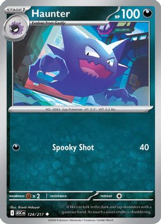 Haunter (124) [ME: Ascended Heroes] Reverse Holofoil