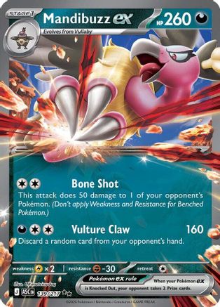 Mandibuzz ex (139) [ME: Ascended Heroes] Holofoil