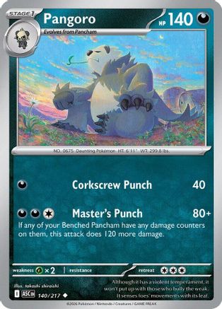 Pangoro (140) [ME: Ascended Heroes] Reverse Holofoil