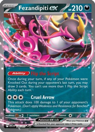 Fezandipiti ex - 142/217 (142) [ME: Ascended Heroes] Holofoil