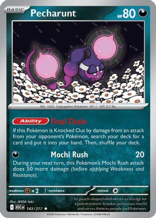Pecharunt (143) [ME: Ascended Heroes] Reverse Holofoil