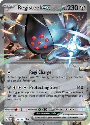 Registeel ex (145) [ME: Ascended Heroes] Holofoil
