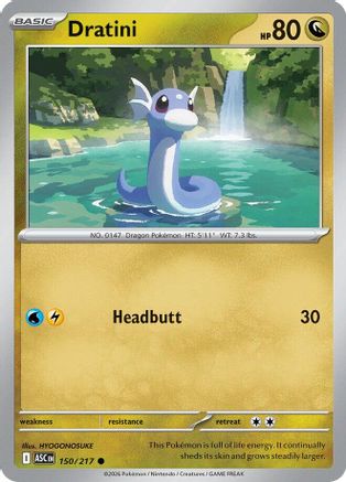 Dratini (150) [ME: Ascended Heroes] Reverse Holofoil