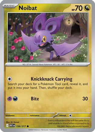 Noibat (156) [ME: Ascended Heroes] Reverse Holofoil