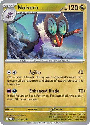 Noivern (157) [ME: Ascended Heroes] Reverse Holofoil