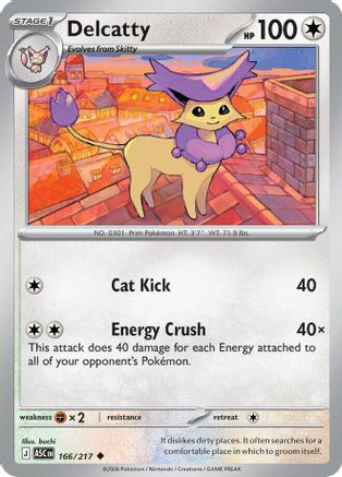 Delcatty (166) [ME: Ascended Heroes] Reverse Holofoil