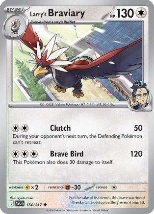 Larry's Braviary (174) [ME: Ascended Heroes] Reverse Holofoil
