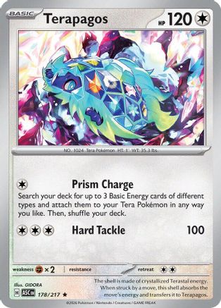 Terapagos (178) [ME: Ascended Heroes] Holofoil