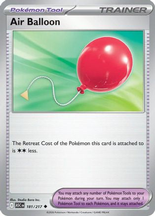 Air Balloon (181) [ME: Ascended Heroes] Reverse Holofoil