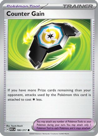 Counter Gain - 186/217 (186) [ME: Ascended Heroes] Reverse Holofoil
