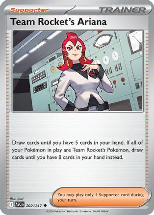 Team Rocket's Ariana (202) [ME: Ascended Heroes] Reverse Holofoil
