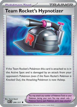 Team Rocket's Hypnotizer (206) [ME: Ascended Heroes] Reverse Holofoil