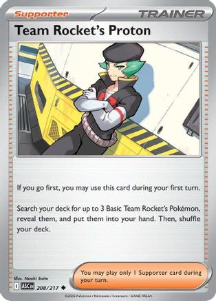 Team Rocket's Proton (208) [ME: Ascended Heroes]