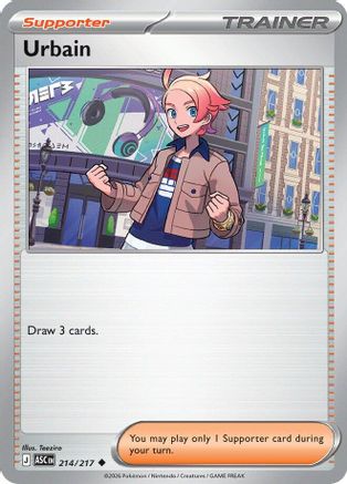 Urbain (214) [ME: Ascended Heroes] Reverse Holofoil
