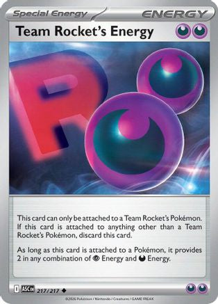 Team Rocket's Energy (217) [ME: Ascended Heroes] Reverse Holofoil