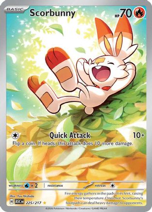Scorbunny - 225/217 (225) [ME: Ascended Heroes] Holofoil