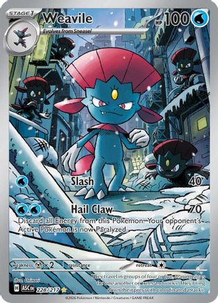 Weavile - 228/217 (228) [ME: Ascended Heroes] Holofoil