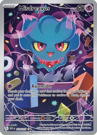 Misdreavus - 233/217 (233) [ME: Ascended Heroes] Holofoil